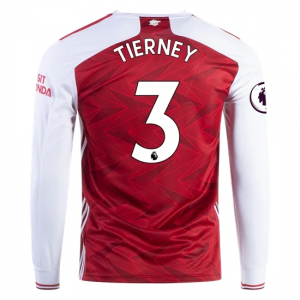 Arsenal Kieran Tierney Long Sleeve Home Jersey