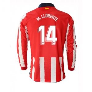 Atletico Madrid Marcos Llorente Long Sleeve Home Sleeve Jersey