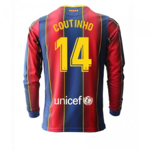 FC Barcelona Philippe Coutinho Home Long Sleeve Jersey