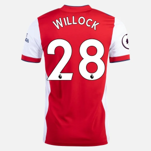 Arsenal Joe Willock 28 Domácí Dres 2021/22 – Krátký Rukáv