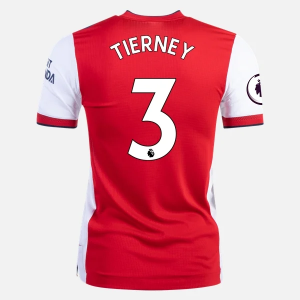 Arsenal Kieran Tierney 3 Domácí Dres 2021/22 – Krátký Rukáv