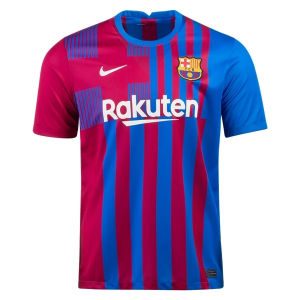 FC Barcelona Domácí Dres  2021/22 – Krátký Rukáv