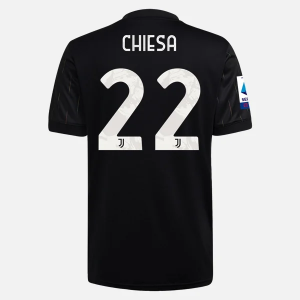 Juventus Federico Chiesa 22 Venkovní Dres  2021/22 – Krátký Rukáv