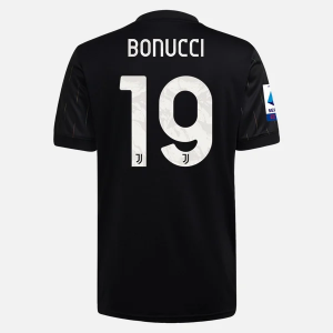 Juventus Leonardo Bonucci 19 Venkovní Dres  2021/22 – Krátký Rukáv