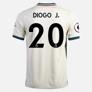 Liverpool Diogo Jota 20 Venkovní Dres  2021/22 – Krátký Rukáv