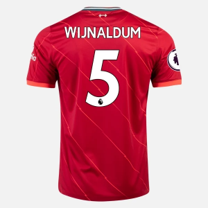 Liverpool FC Gioginio Wijnaldum 5 Domácí Dres 2021/22 – Krátký Rukáv