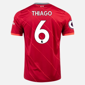 Liverpool FC Thiago Alcantara 6 Domácí Dres 2021/22 – Krátký Rukáv