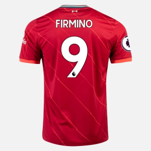 Liverpool Roberto Firmino 9 Domácí Dres  2021/22 – Krátký Rukáv