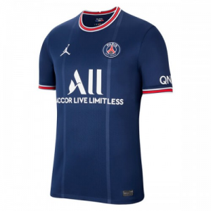 Paris Saint Germain PSG Jordan Brand Domácí Dres 2021/22 – Krátký Rukáv