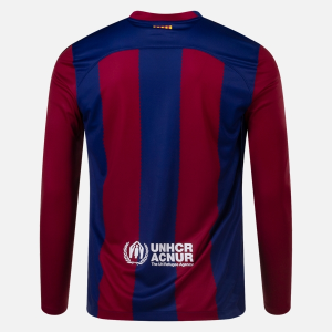 Barcelona Domácí Fotbalové Dresy 2023/24 – Dlouhý Rukáv